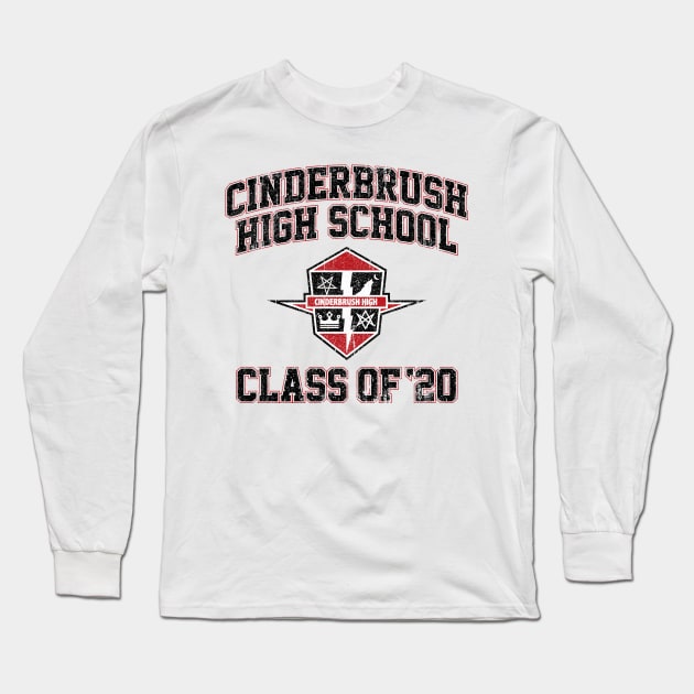 Cinderbrush High School Class of 20 (Variant) Long Sleeve T-Shirt by huckblade